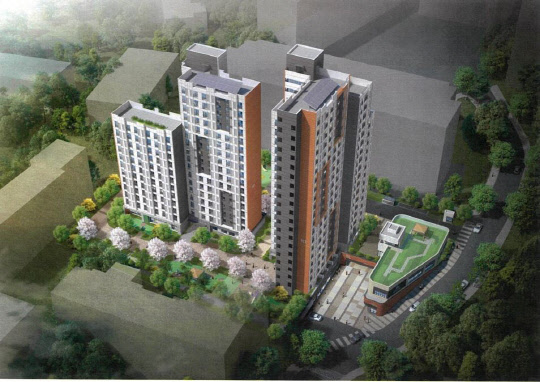 공덕동 크로시티 행복주택 조감도.       <SH 제공>